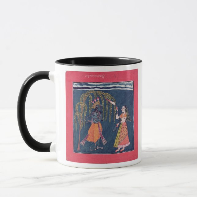 Caneca Krishna que joga uma flauta, 'do Vahula (Esquerda)