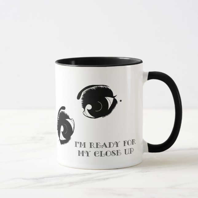 Caneca KRW eu estou pronto para meu fim acima (Direita)