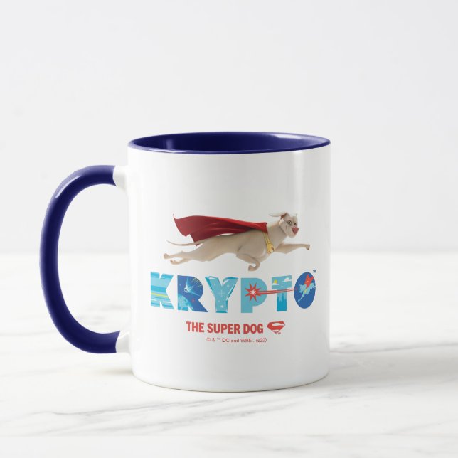 Caneca Krypto O Super Cão (Esquerda)