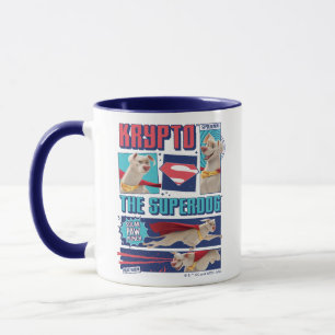 Caneca Krypto Os Painéis De Quadrinhos Super Cachorros