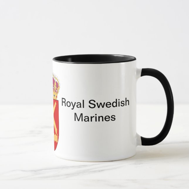 Caneca Kungliga Kustartilleriet, fuzileiros navais suecos (Direita)