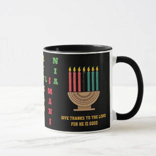 Caneca KWANZAA Nguzo Saba Crossword