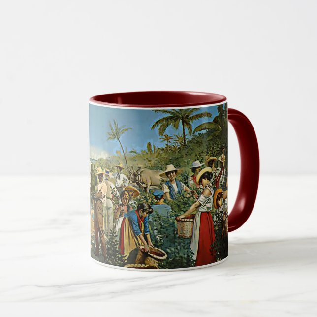 Caneca "La Alegoria del Cafe" (Frente Esquerda)