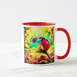 Caneca La jolie coccinelle et son adorable bébé