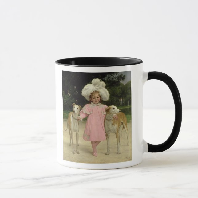 Caneca La março de Alice Antoinette de, envelhecido cinco (Direita)