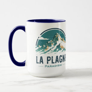 Caneca La Plagne Paradiski Retro Mountain – Vintag
