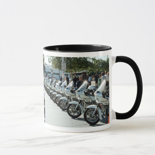 Caneca LA Police motocicletas USA (Direita)