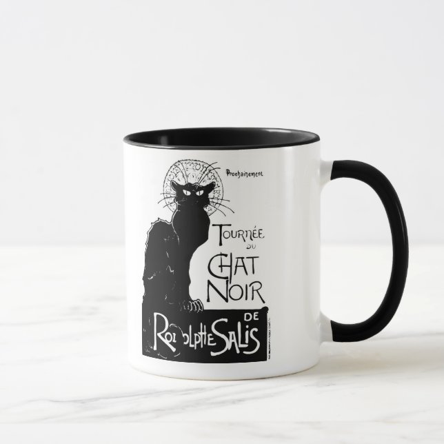 Caneca La tournée du Chat Noir (Direita)