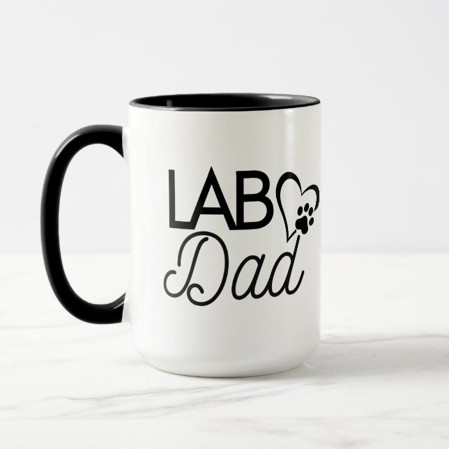 Caneca "Lab Pai" (Esquerda)