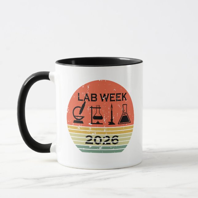 Caneca Lab Week 2026 Medical Laboratory Professionals (Esquerda)