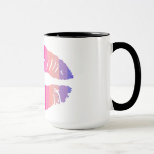 Caneca Lábios arco-íris nº 2