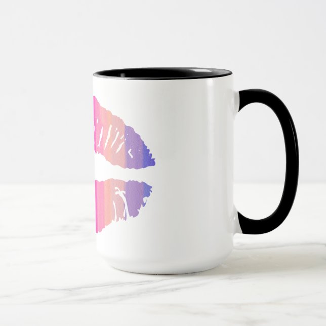 Caneca Lábios arco-íris nº 2 (Direita)
