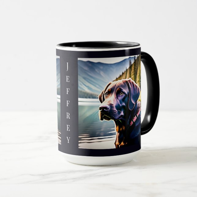 Caneca Laboratório de Chocolate em Mountain Lake (Frente Esquerda)