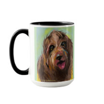Labradoodle | Mug de dois tons, 15 oz