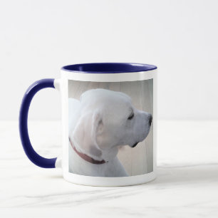 Caneca Labrador branco-claro - Perfil de Cachorro Labrado