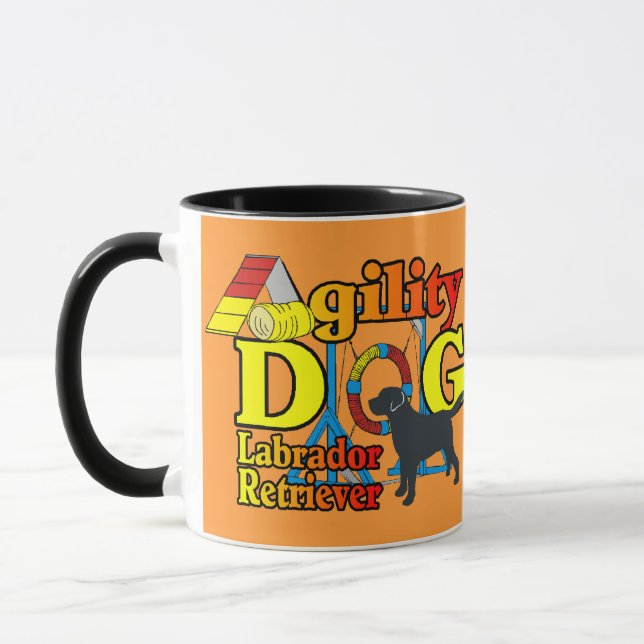 Caneca Labrador Retriever Agilidade Shirts Ofertas (Esquerda)