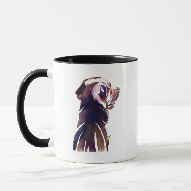 Caneca Labrador Retriever – Presente para Mãe de C (Esquerda)