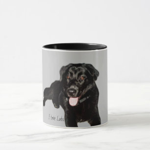 Caneca Labrador retriever preto