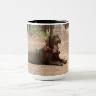 Caneca Labrador Retriever Puppy, Chocolate Doce