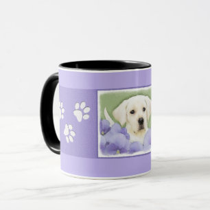 Caneca Labrador Retriever Puppy Pintura Original