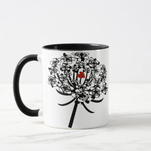Caneca Lace da Rainha Anne do Crânio