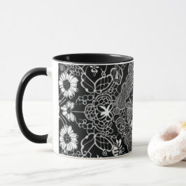Caneca Lace Floral Harmony