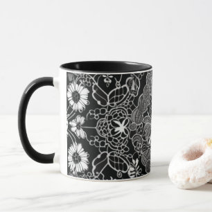 Caneca Lace Floral Harmony