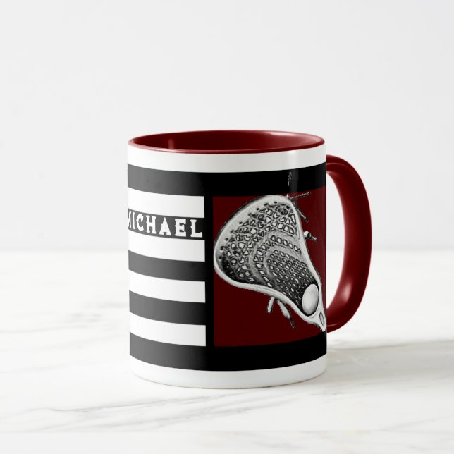 Caneca Lacrosse Sports Mug Personalizado (Frente Esquerda)