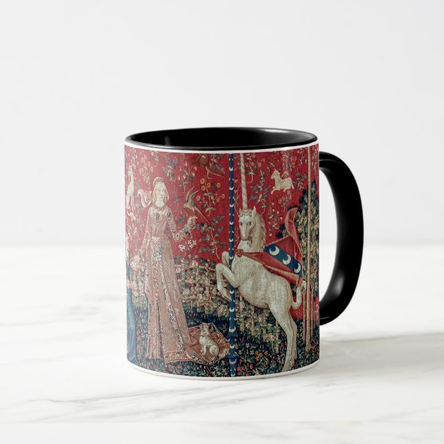 Caneca Lady and Unicorn Medieval Tapestry Taste (Frente Esquerda)
