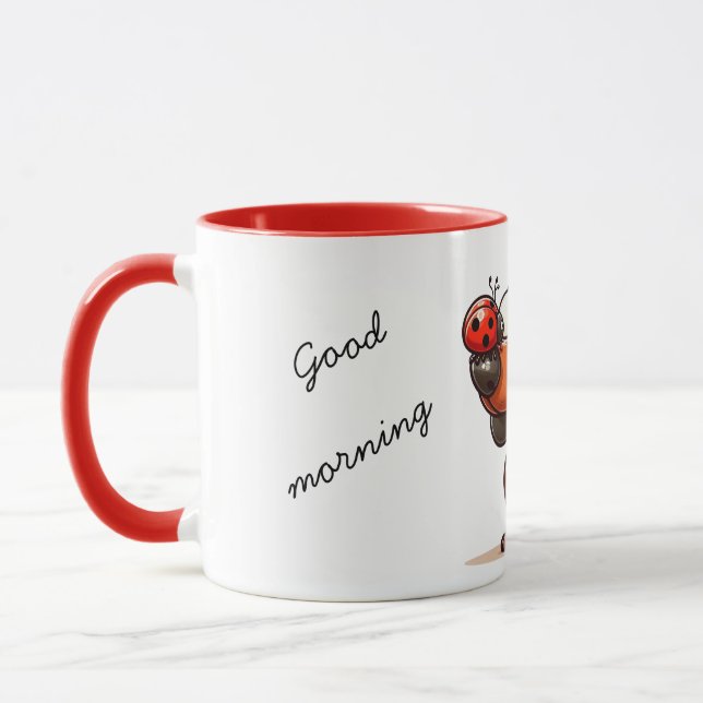 Caneca Lady Bug Dachshund (Esquerda)