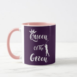 Caneca Lady Golfers, Rainha Divertida Da Cotação Verde