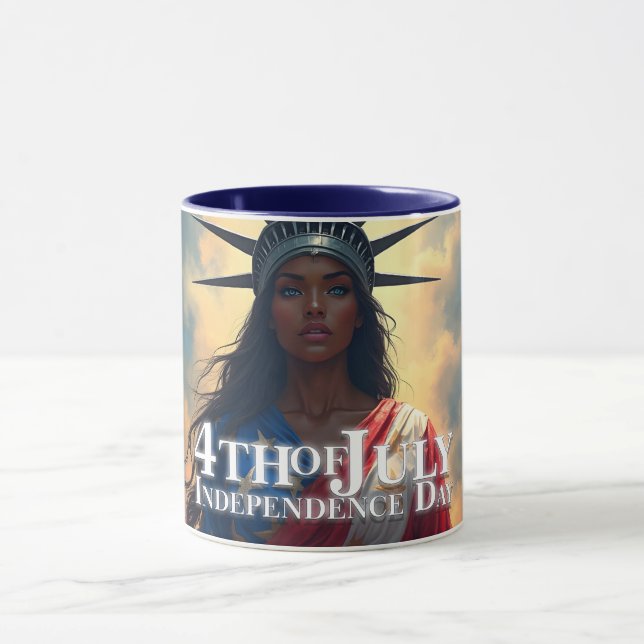 Caneca Lady Liberty Reimaginada – Uma Nova Face da Liberd (Centro)