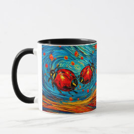 Caneca Ladybug Watercolor