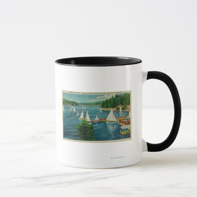 Caneca Lago Arrohouad, Corrida de Yacht Club CA (Direita)