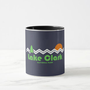 Caneca Lago Clark National Park Retro