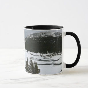 Caneca Lago Ellery Nevada Califórnia Paisagem de Inverno