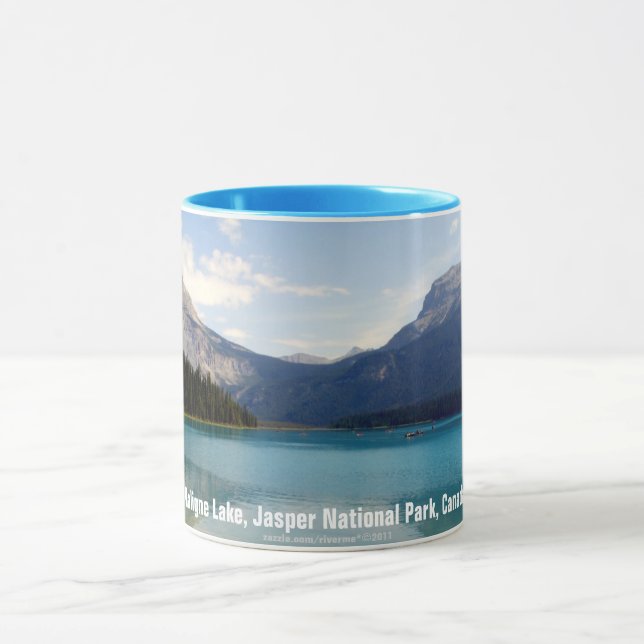 Caneca Lago Maligne/parque nacional de jaspe, Canadá (Centro)
