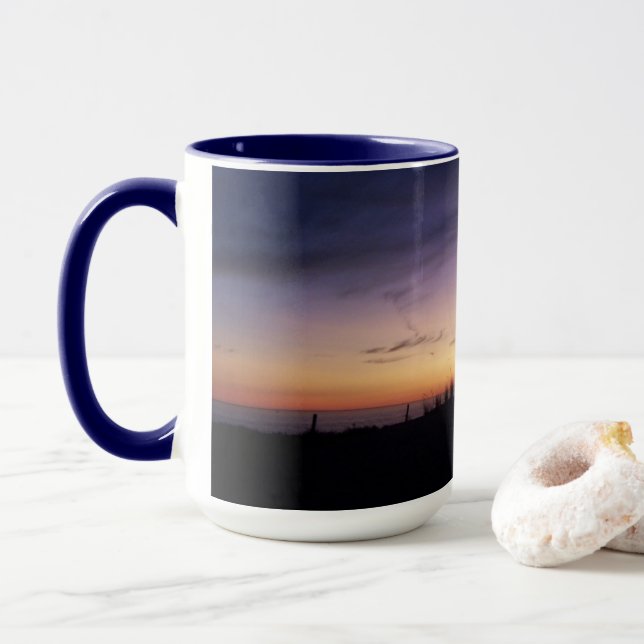 Caneca Lago Michigan Sunset (Com Donut)