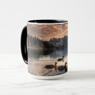 Caneca Lago Misurina Dolomites, Itália
