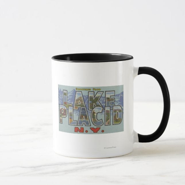 Caneca Lago Plácido, Nova Iorque - Cenas Grandes (Direita)