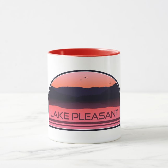 Caneca Lago Pleasant Arizona Red Sunrise (Centro)