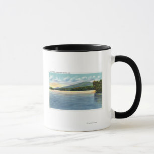 Caneca Lago Saranac Meio Vista do Monte Ampersand
