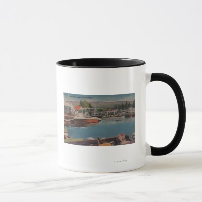 Caneca Lago Tahoe, CA - Porto de Barco em Bijou Wooden (Direita)