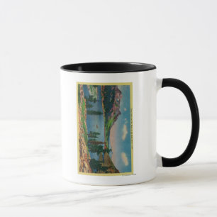 Caneca Lago Tioga e Mt. Dana na serra alta