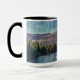 Caneca Lago Urso no Parque Nacional de Rocky Mountain