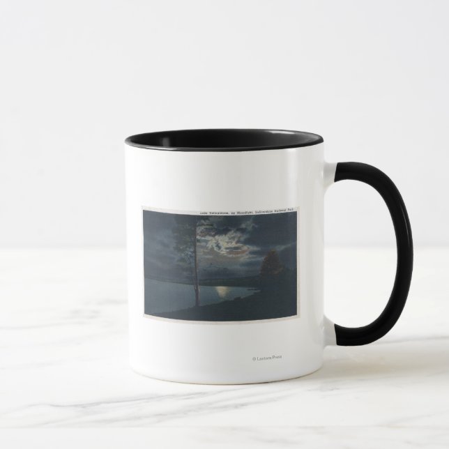 Caneca Lago Yellowstone, Vista do lago por Lua (Direita)