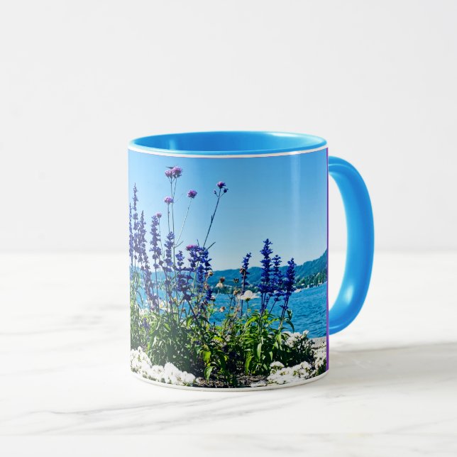 Caneca Lago Zurique Flores (Frente Esquerda)