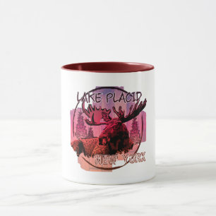 Caneca Lagoa russa de Moose de New York