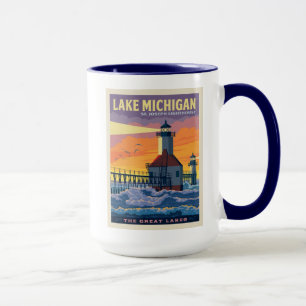Caneca Lagos excelente   Lago Michigan