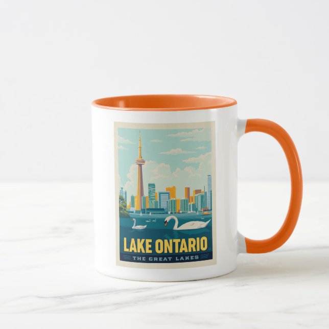 Caneca Lagos excelente | Lago Ontario (Direita)